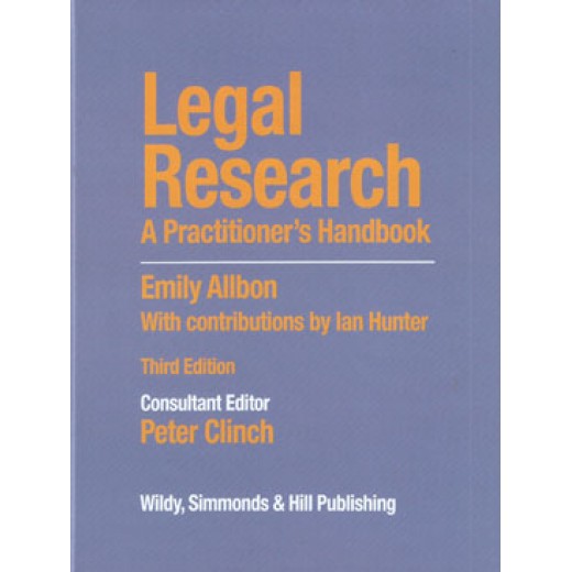Legal Research: A Practitioner's Handbook 3rd ed